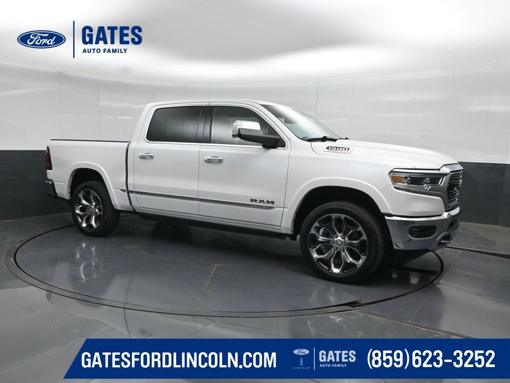 Ivory White Tri-Coat Pearlcoat 2022 RAM 1500 Pickup Truck Four-Wheel Drive 8-Speed Automatic