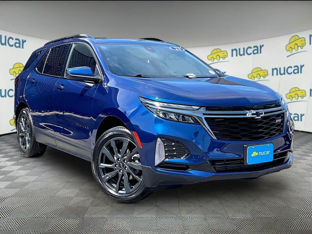 Blue Glow Metallic 2023 Chevrolet Equinox SUV / Crossover Four-Wheel Drive 6-Speed Automatic Overdrive