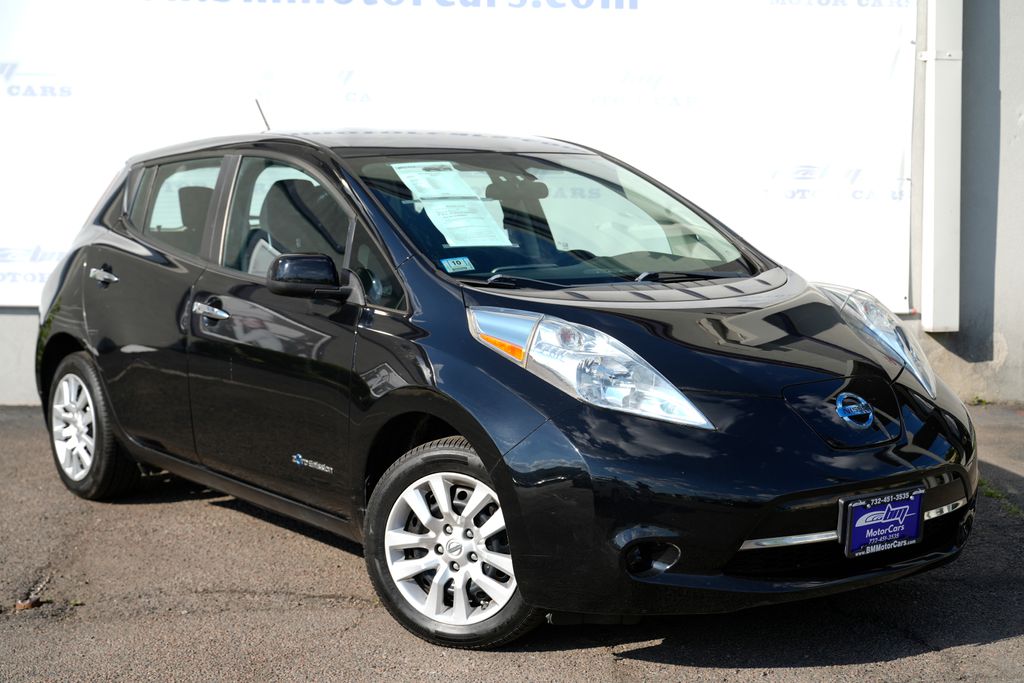Super Black 2017 Nissan LEAF S Hatchback Front-Wheel Drive Automatic
