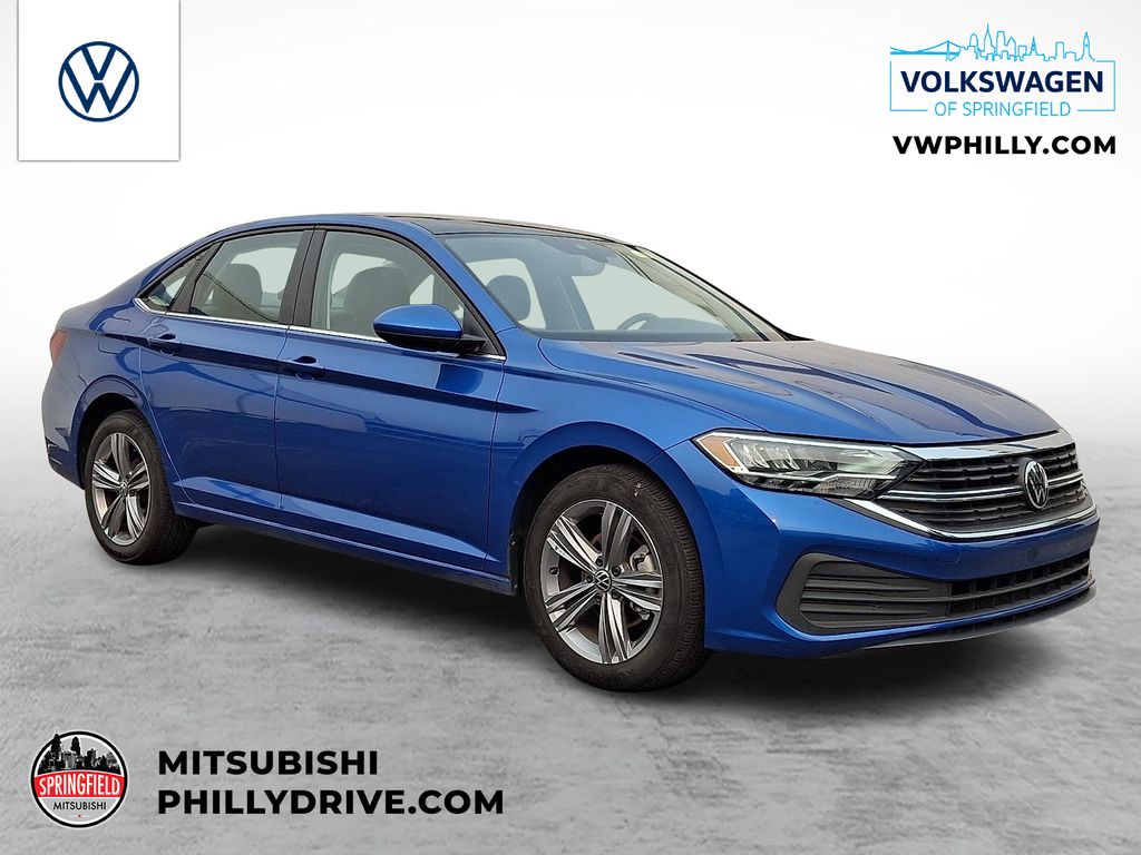 Rising Blue Metallic 2024 Volkswagen Jetta Sedan Front-Wheel Drive 8-Speed Automatic