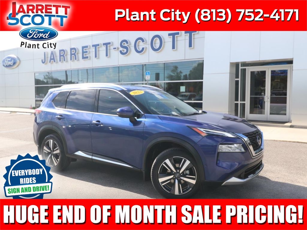 Caspian Blue Metallic 2023 Nissan Rogue SUV / Crossover All-Wheel Drive Continuously Variable Transmission