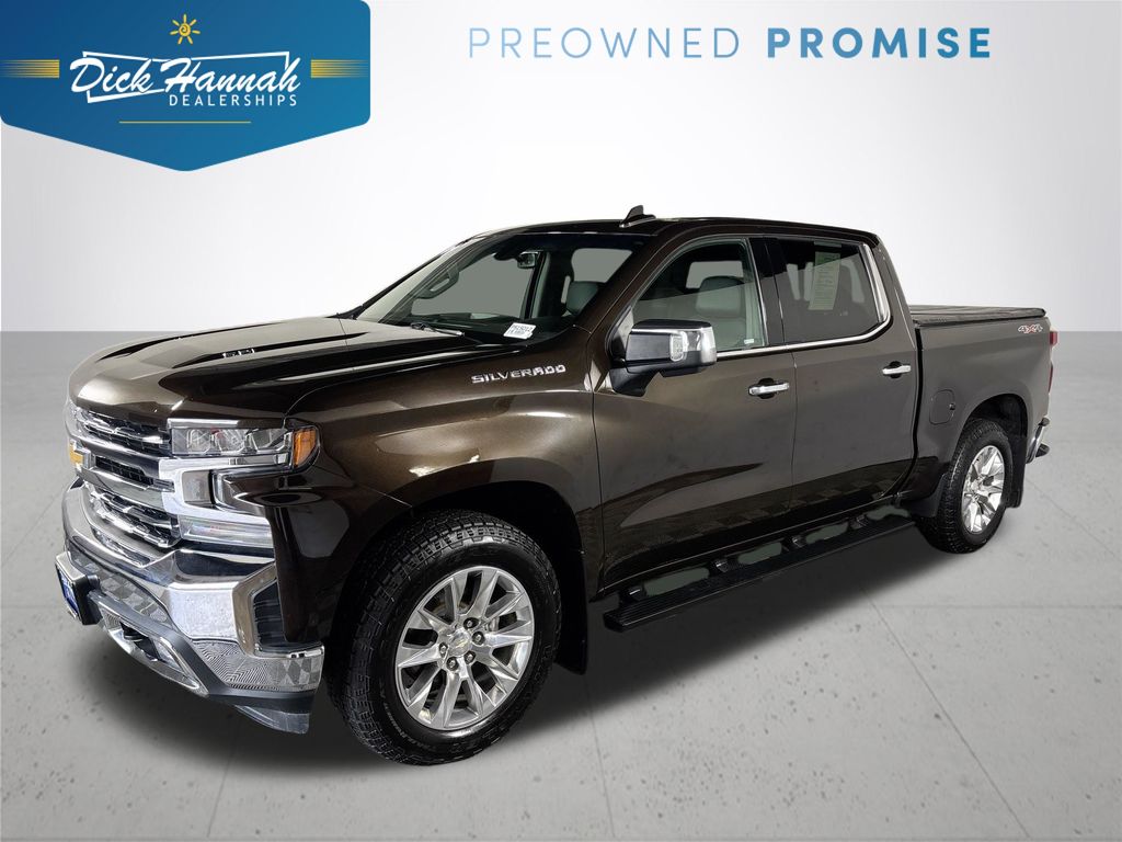 Havana Brown Metallic 2019 Chevrolet Silverado 1500 Pickup Truck Four-Wheel Drive Automatic