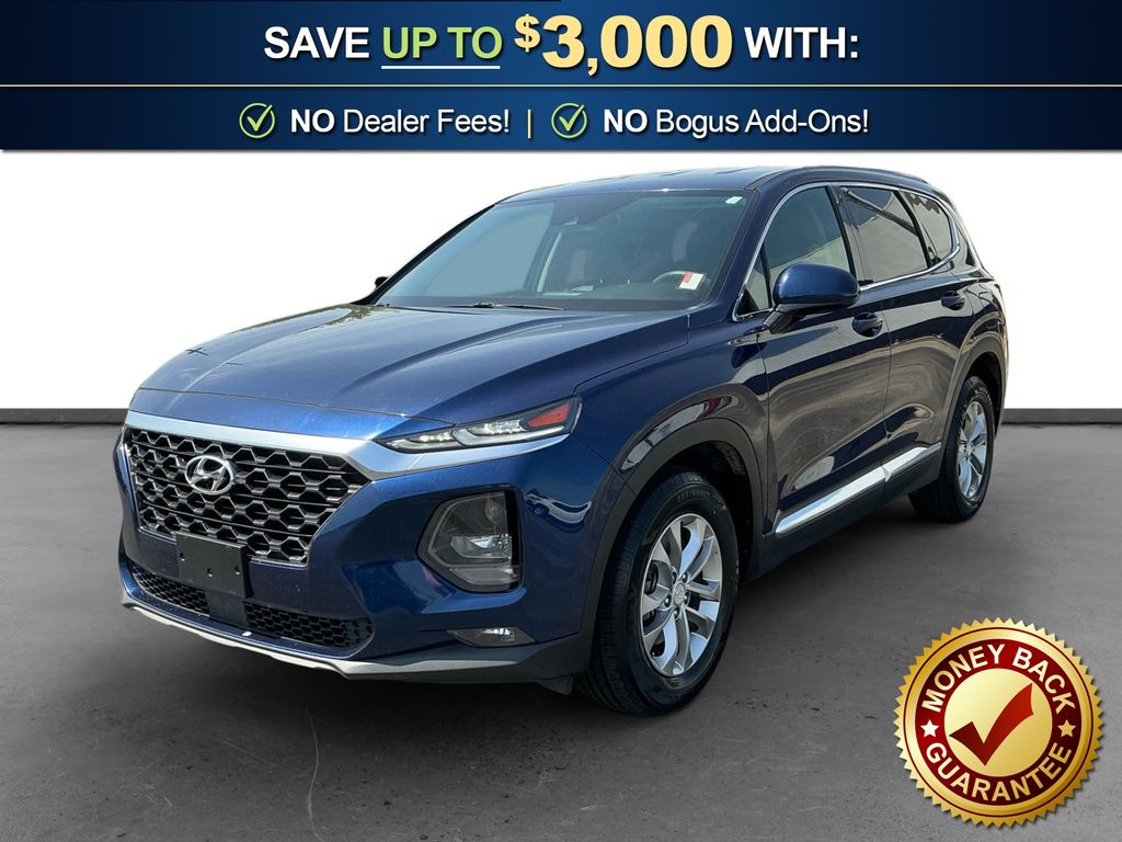 Stormy Blue 2020 Hyundai Santa Fe 2.4L SEL FWD SUV / Crossover Front-Wheel Drive 8-Speed Automatic