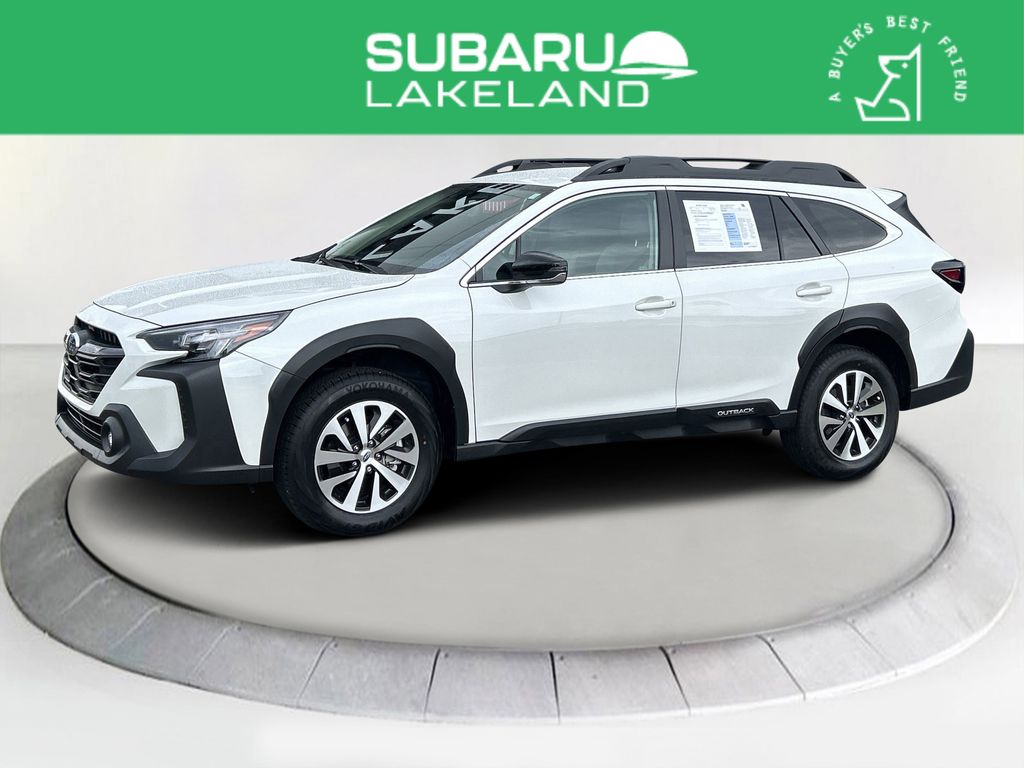 Crystal White Pearl 2025 Subaru Outback Premium AWD SUV / Crossover All-Wheel Drive Continuously Variable Transmission