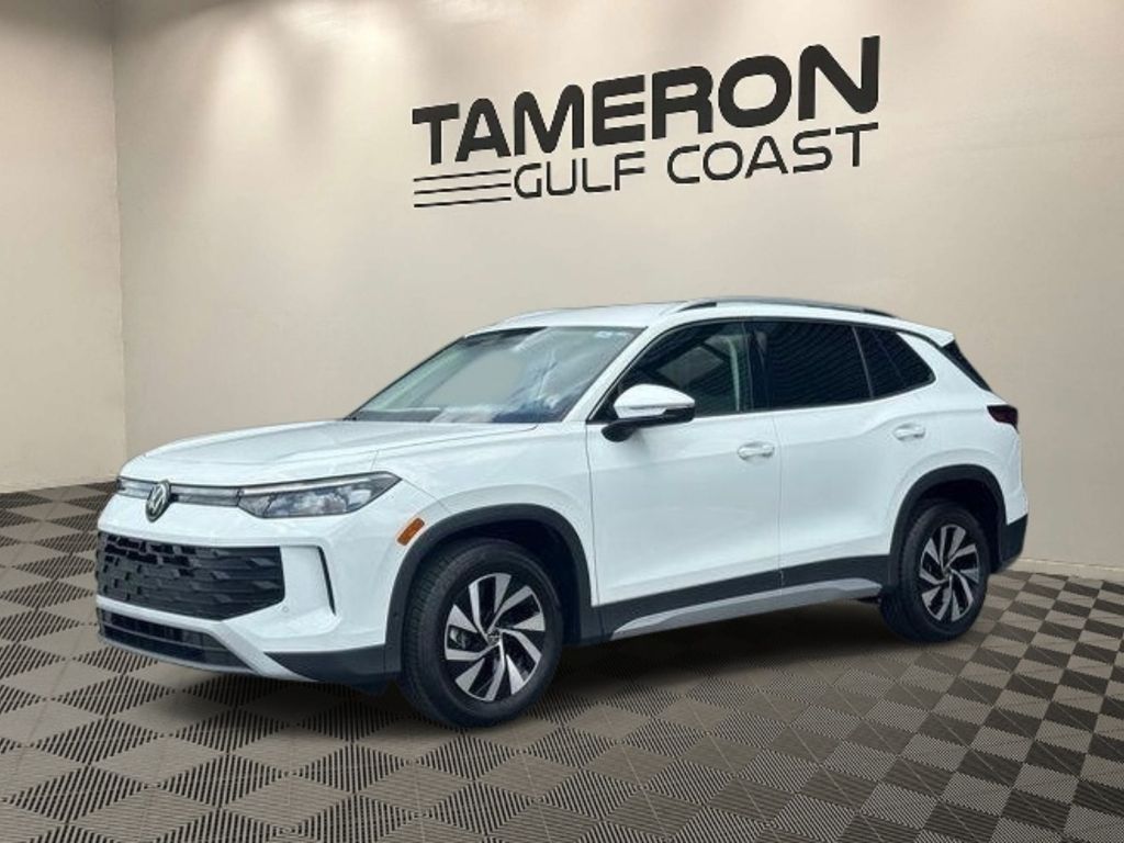 Pure White 2025 Volkswagen Tiguan S FWD SUV / Crossover Front-Wheel Drive 8-Speed Automatic