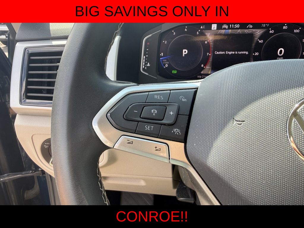 2022 Volkswagen Atlas SEL Blue at DeMontrond Auto Country