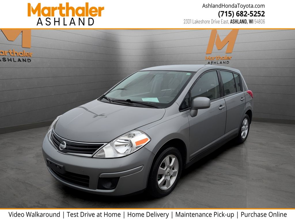 Magnetic Gray Metallic 2012 Nissan Versa 1.8 S Hatchback Hatchback Front-Wheel Drive 4-Speed Automatic