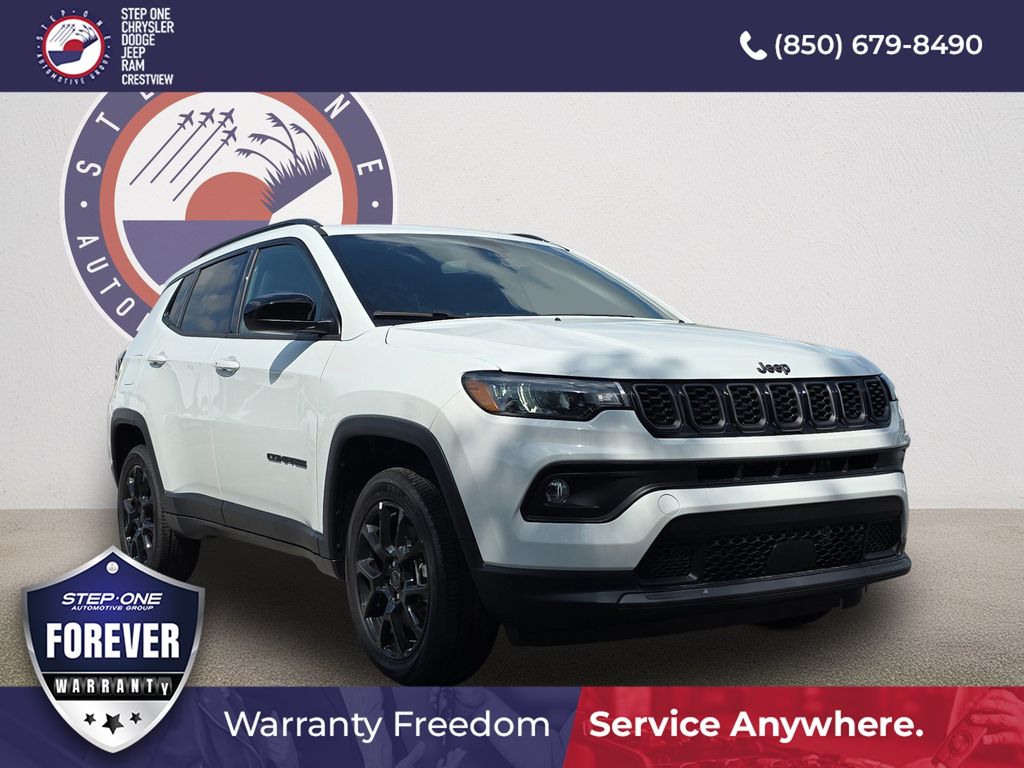 Bright White Clearcoat 2026 Jeep Compass SUV / Crossover Four-Wheel Drive 8-Speed Automatic