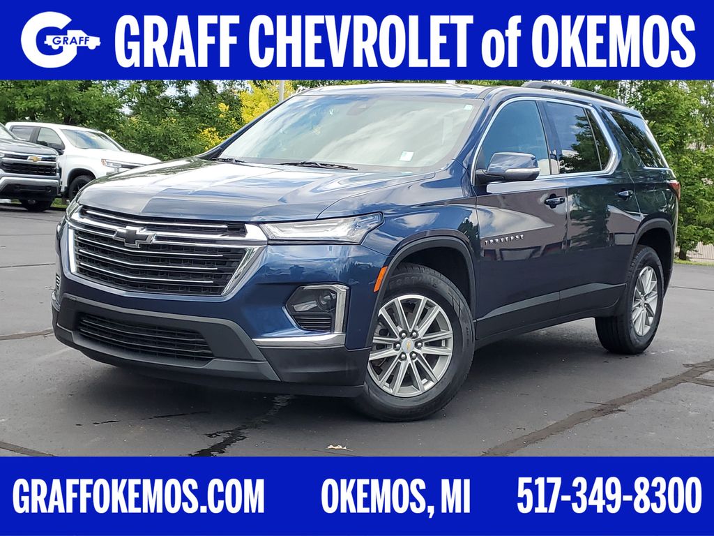 Northsky Blue Metallic 2023 Chevrolet Traverse SUV / Crossover Four-Wheel Drive 9-Speed Automatic
