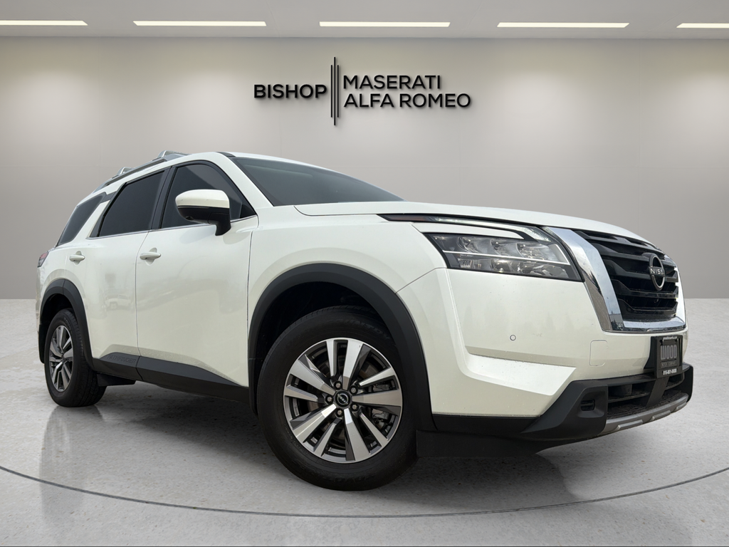 Pearl White Tricoat 2023 Nissan Pathfinder SL 4WD SUV / Crossover All-Wheel Drive 9-Speed Automatic