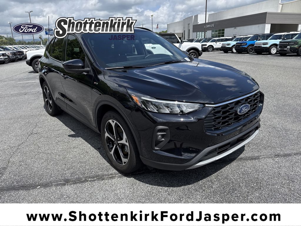 Agate Black Metallic 2025 Ford Escape Hybrid ST-Line Select AWD SUV / Crossover All-Wheel Drive Continuously Variable Transmission