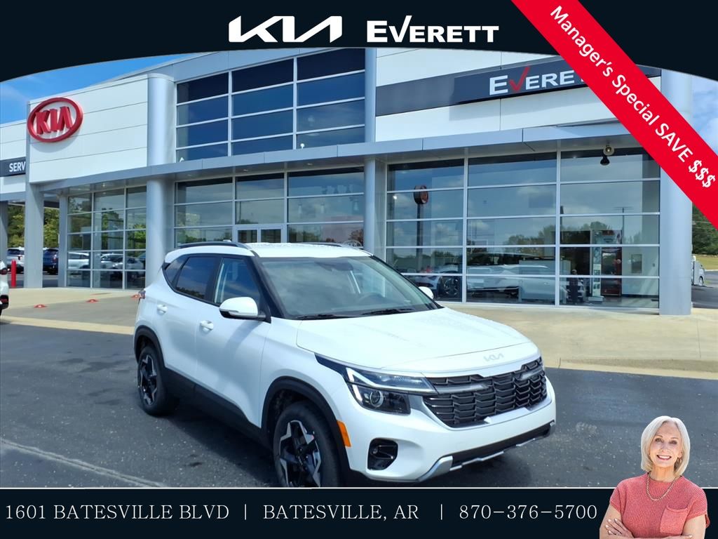 Snow White Pearl 2026 Kia Seltos SUV / Crossover All-Wheel Drive Continuously Variable Transmission