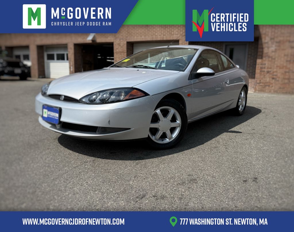 Silver 1999 Mercury Cougar V6 Hatchback FWD Hatchback Front-Wheel Drive 5-Speed Manual