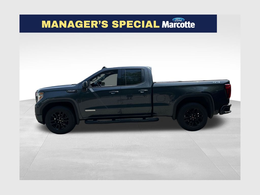 Gray (Dark Sky Metallic) 2021 GMC Sierra 1500 Elevation Double Cab 4WD Pickup Truck Four-Wheel Drive 8-Speed Automatic