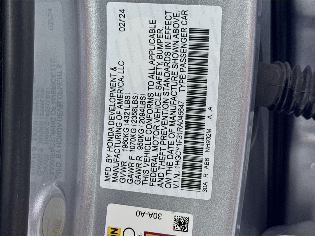 Used Car 2024 Honda Accord  Ex For Sale Under $30,000 In Austin, Texas