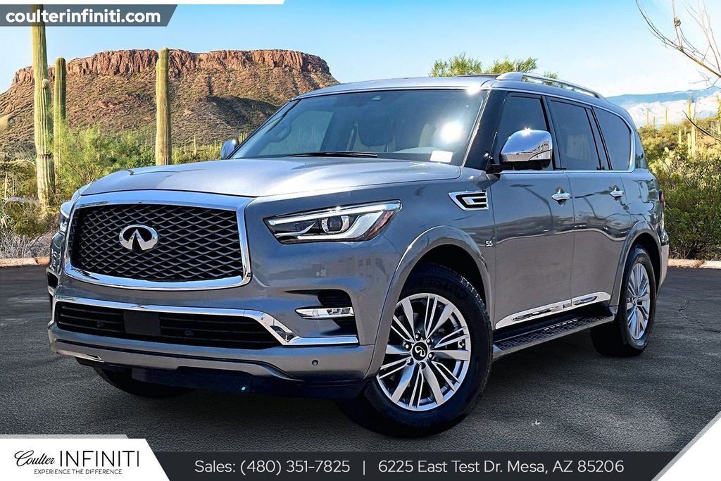 Gray (Graphite Shadow) 2019 INFINITI QX80 SUV / Crossover All-Wheel Drive 7-Speed Automatic