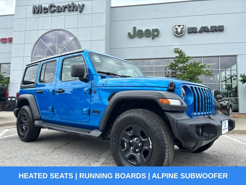 Blue Pearl 2024 Jeep Wrangler SUV / Crossover Four-Wheel Drive 8-Speed Automatic