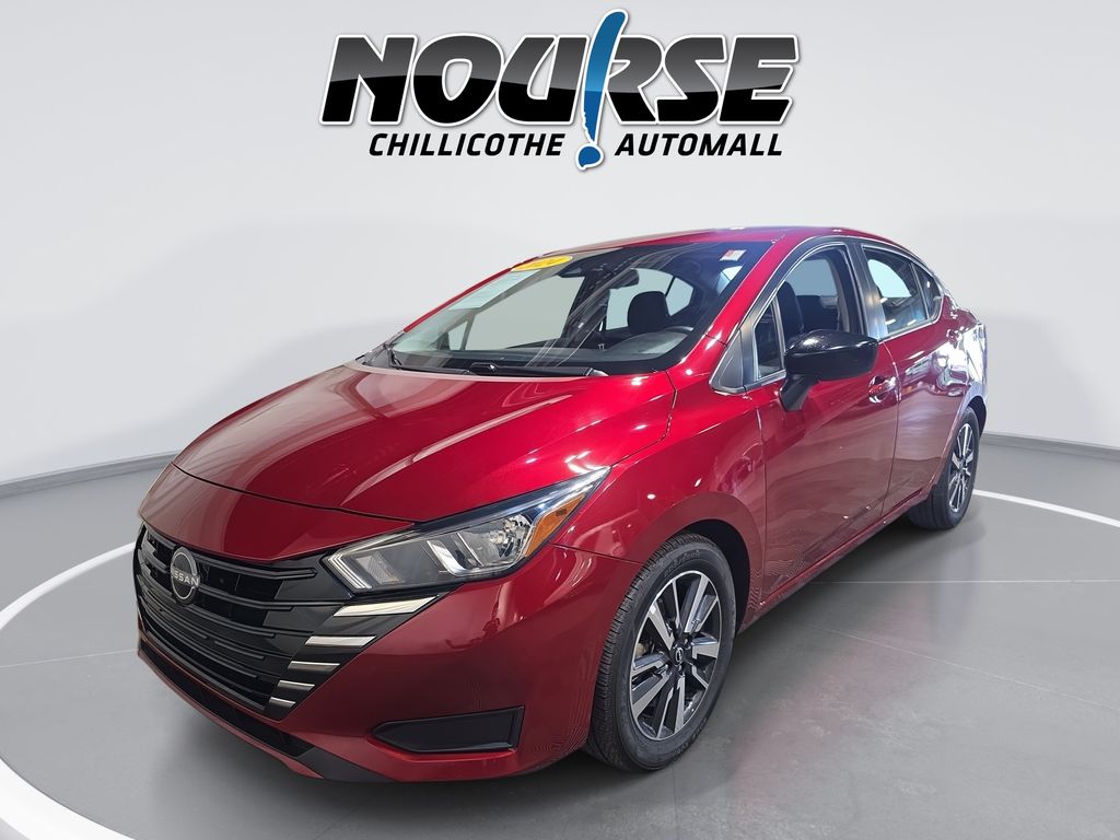 Red (Scarlet Ember Tintcoat) 2024 Nissan Versa Sedan Front-Wheel Drive Continuously Variable Transmission