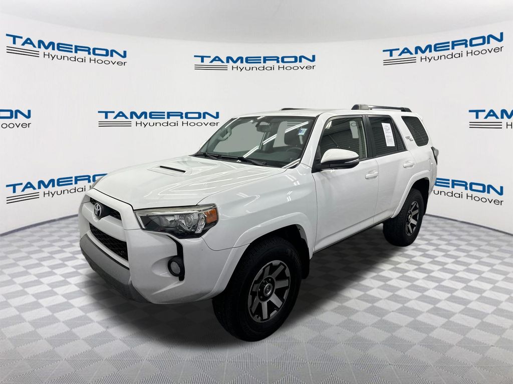 Super White 2019 Toyota 4Runner SUV / Crossover Four-Wheel Drive 5-Speed Automatic Overdrive