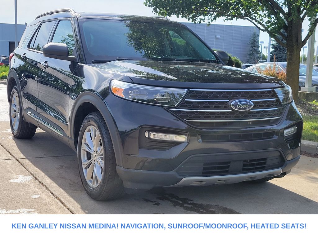 Agate Black Metallic 2023 Ford Explorer SUV / Crossover All-Wheel Drive Automatic