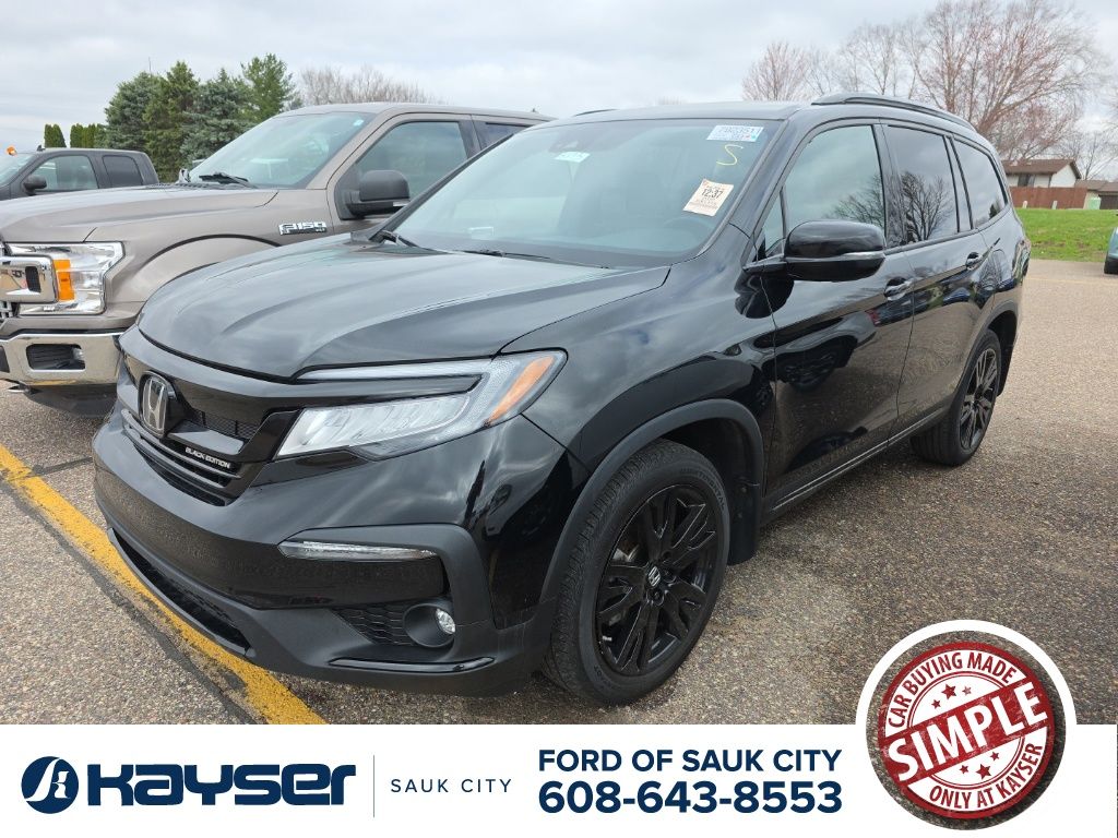 Black 2022 Honda Pilot Elite AWD SUV / Crossover All-Wheel Drive 9-Speed Automatic