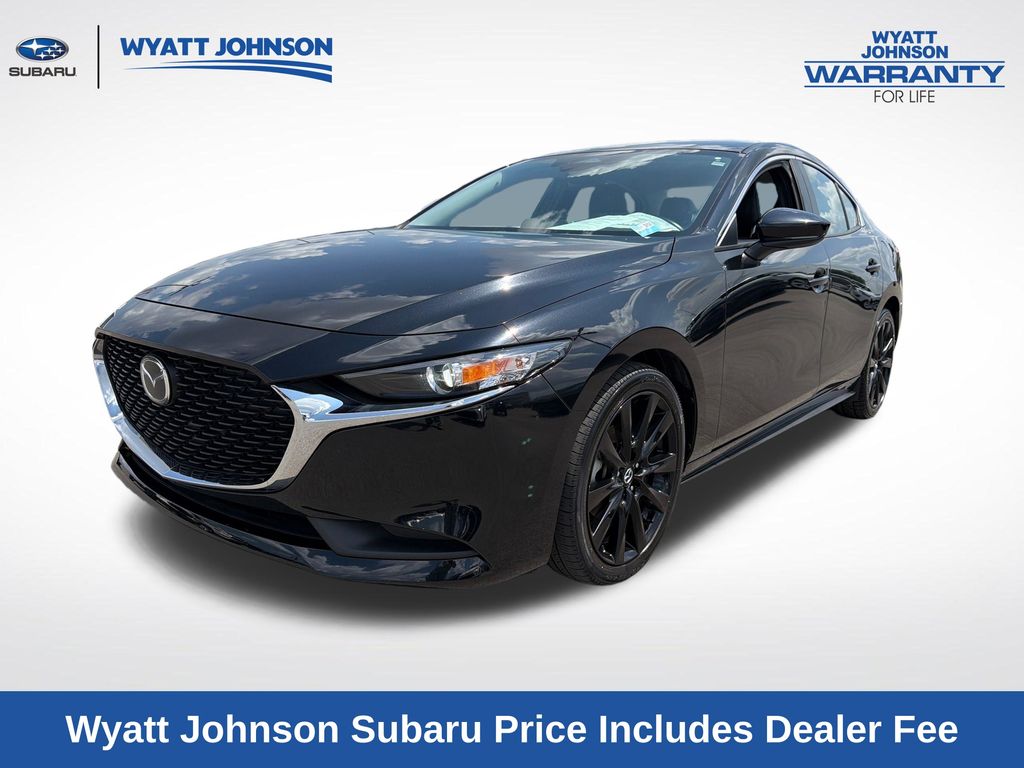 Jet Black Mica 2024 Mazda MAZDA3 Sedan Front-Wheel Drive 6-Speed Automatic