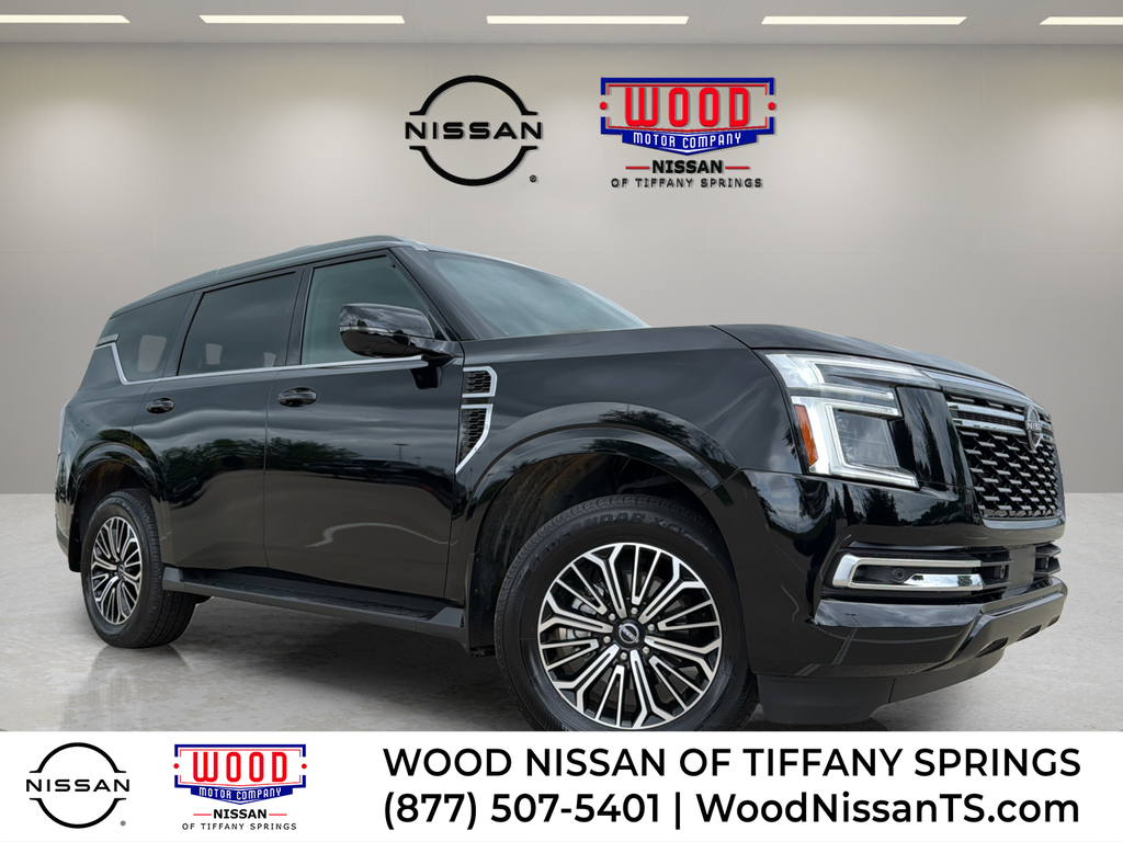 Super Black 2025 Nissan Armada SUV / Crossover Four-Wheel Drive 9-Speed Automatic