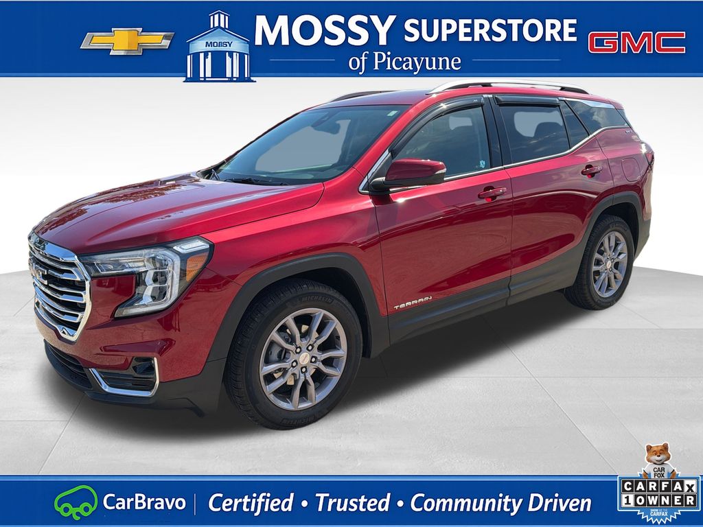 Volcanic Red Tintcoat 2023 GMC Terrain SUV / Crossover Front-Wheel Drive 9-Speed Automatic