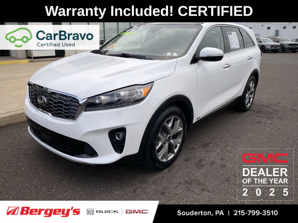 Snow White Pearl 2019 Kia Sorento SUV / Crossover All-Wheel Drive 8-Speed Automatic