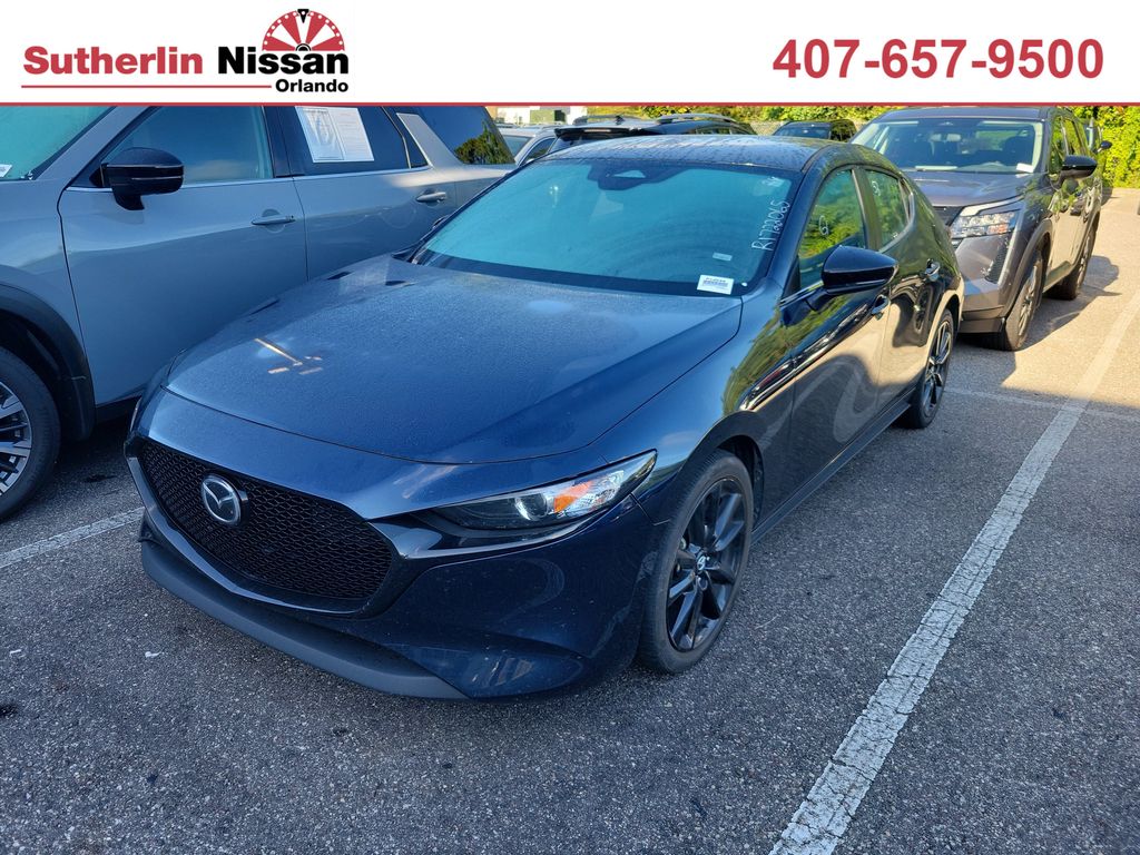 Crystal Blue 2024 Mazda MAZDA3 Hatchback Front-Wheel Drive 6-Speed Automatic