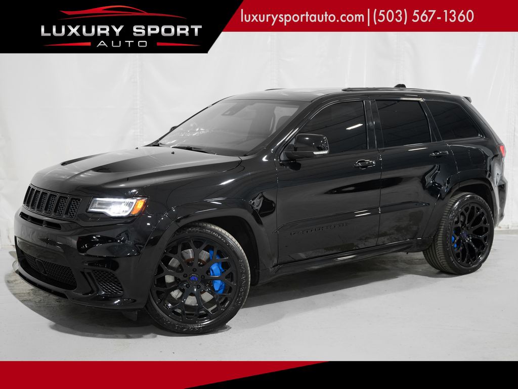 Diamond Black Crystal Pearlcoat 2021 Jeep Grand Cherokee SUV / Crossover Four-Wheel Drive 8-Speed Automatic