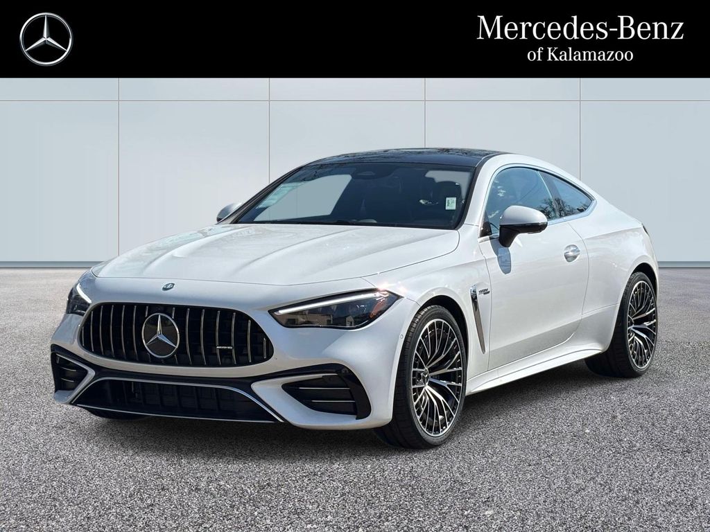 White 2026 Mercedes-Benz CLE AMG CLE 53 4MATIC Coupe All-Wheel Drive 9-Speed Automatic