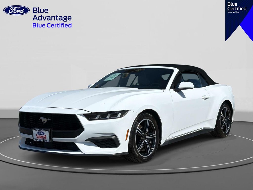 Oxford White 2024 Ford Mustang Convertible Rear-Wheel Drive Automatic