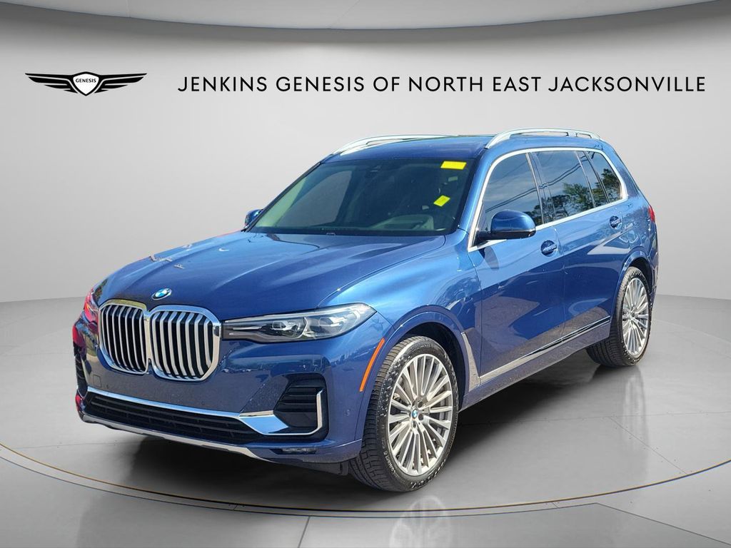Blue Metallic 2019 BMW X7 xDrive40i AWD SUV / Crossover All-Wheel Drive 8-Speed Automatic