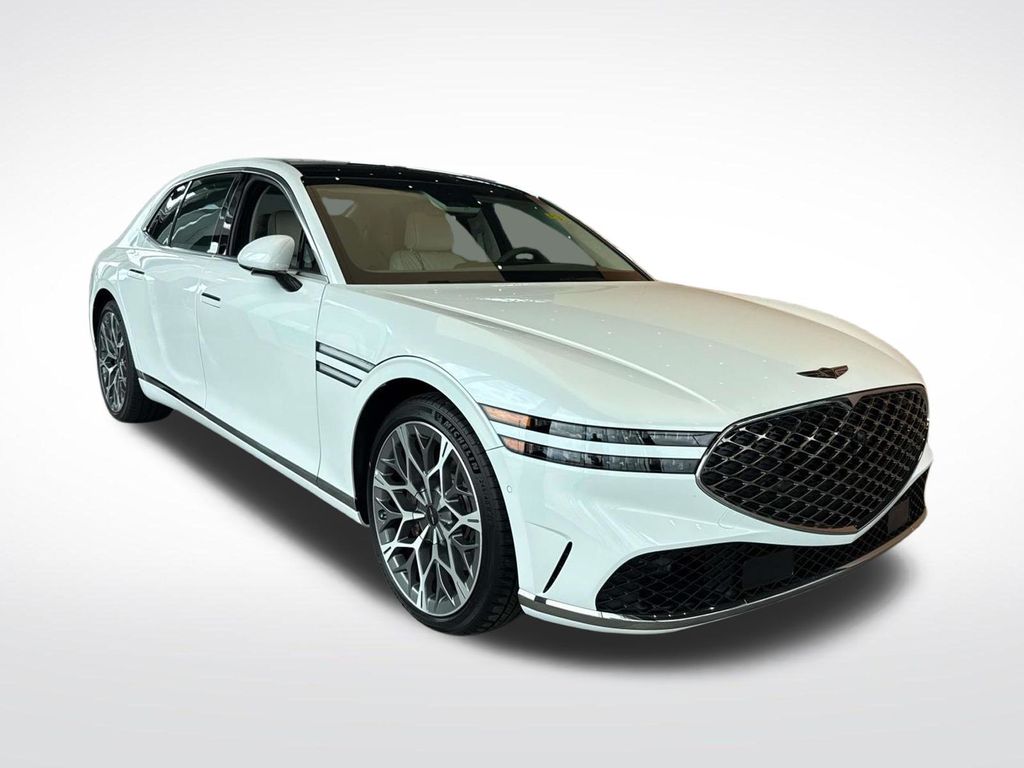 Uyuni White 2026 Genesis G90 Sedan All-Wheel Drive 8-Speed Automatic