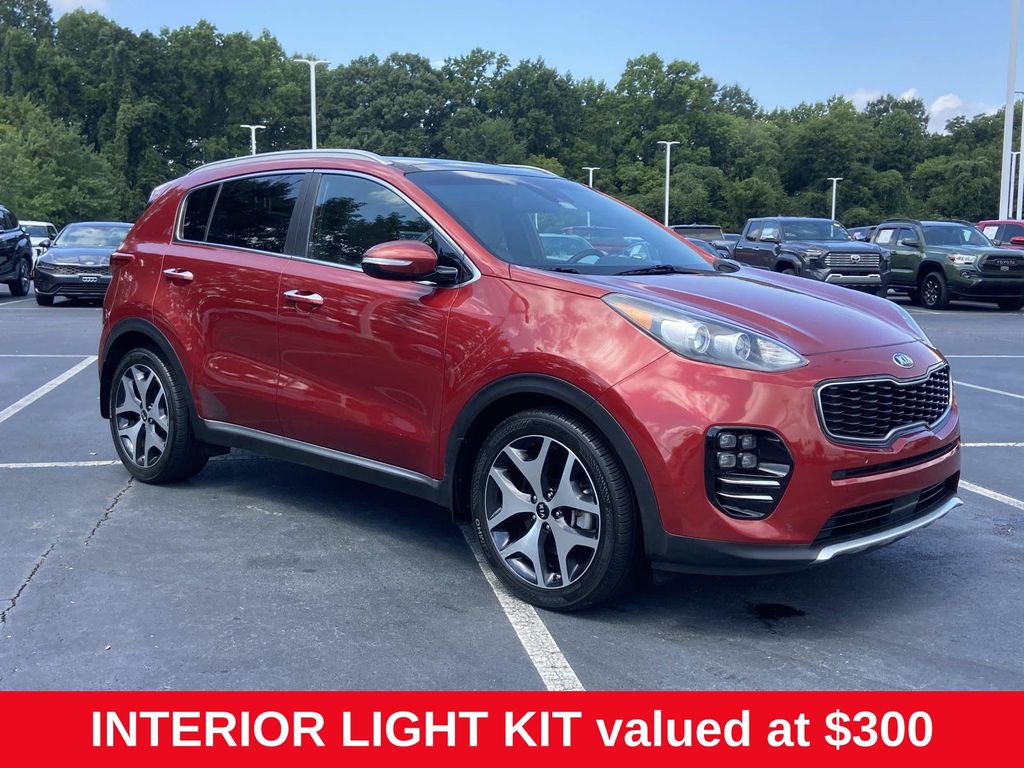 Hyper Red 2017 Kia Sportage SUV / Crossover Front-Wheel Drive 6-Speed Automatic