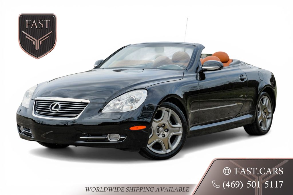Black 2007 Lexus SC 430 RWD Convertible Rear-Wheel Drive 6-Speed Automatic