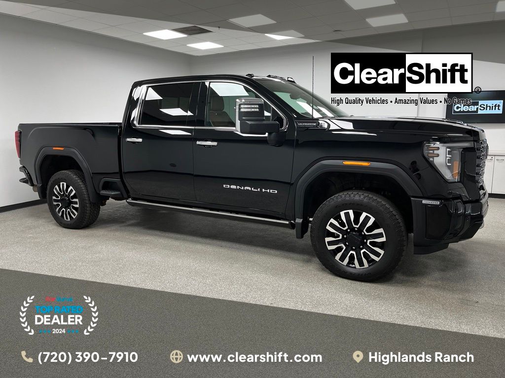 Onyx Black 2025 GMC Sierra 3500HD Pickup Truck Four-Wheel Drive Automatic