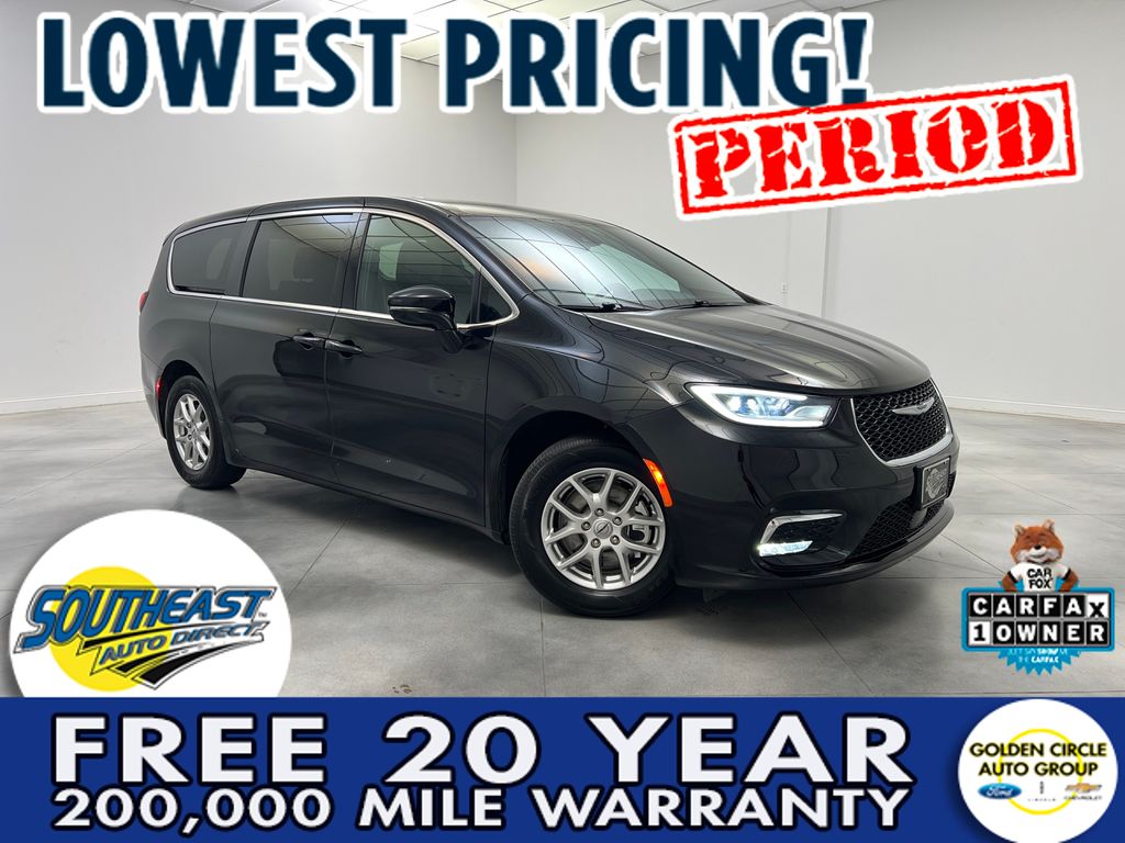 Diamond Black Crystal Pearlcoat 2025 Chrysler Pacifica Select FWD Minivan Front-Wheel Drive 9-Speed Automatic