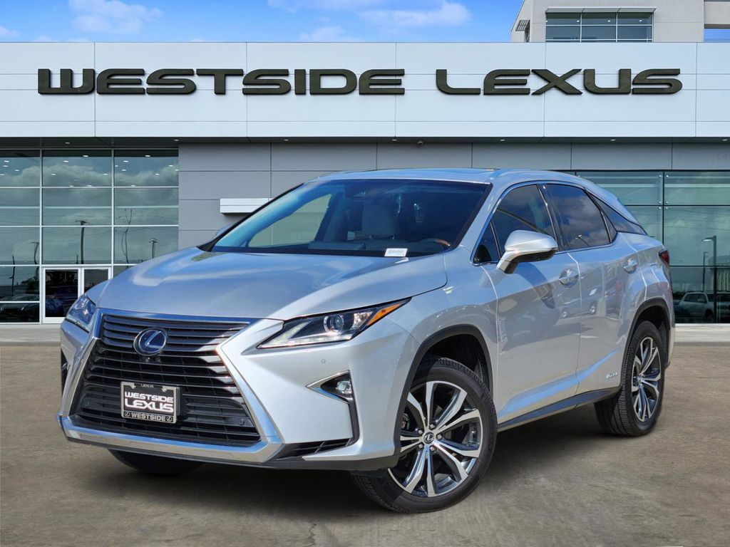 Silver 2019 Lexus RX Hybrid 450h AWD SUV / Crossover All-Wheel Drive Continuously Variable Transmission