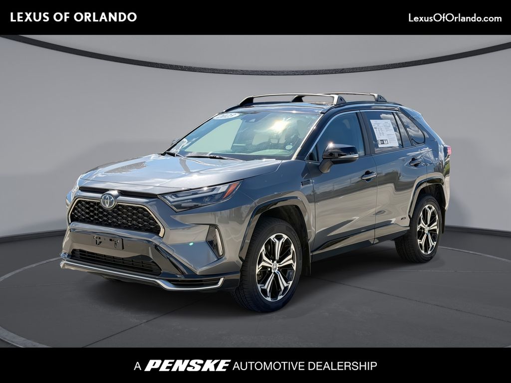Midnight Black Metallic 2023 Toyota RAV4 Prime SUV / Crossover All-Wheel Drive Continuously Variable Transmission