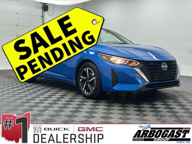 Electric Blue Metallic 2024 Nissan Sentra SV FWD Sedan Front-Wheel Drive Continuously Variable Transmission