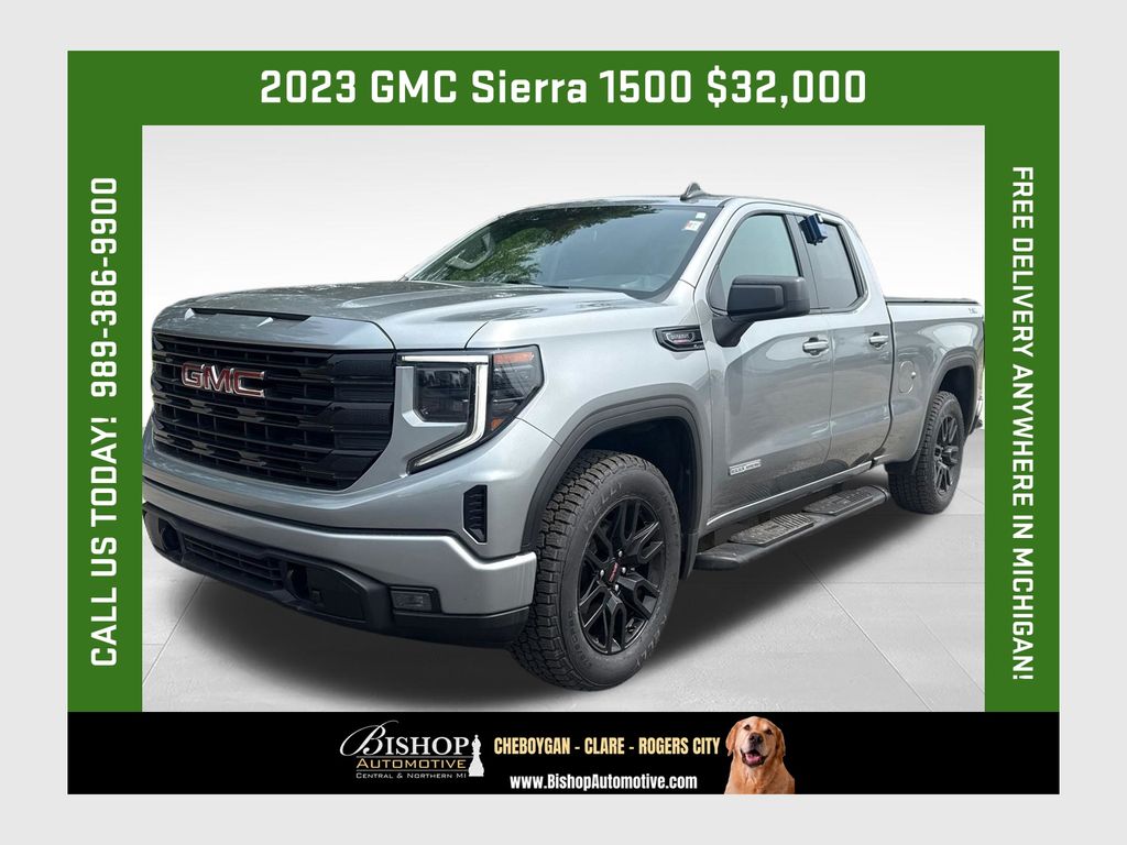 Sterling Metallic 2023 GMC Sierra 1500 Pickup Truck Four-Wheel Drive Automatic