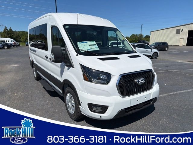 Oxford White 2026 Ford Transit Passenger Van Rear-Wheel Drive