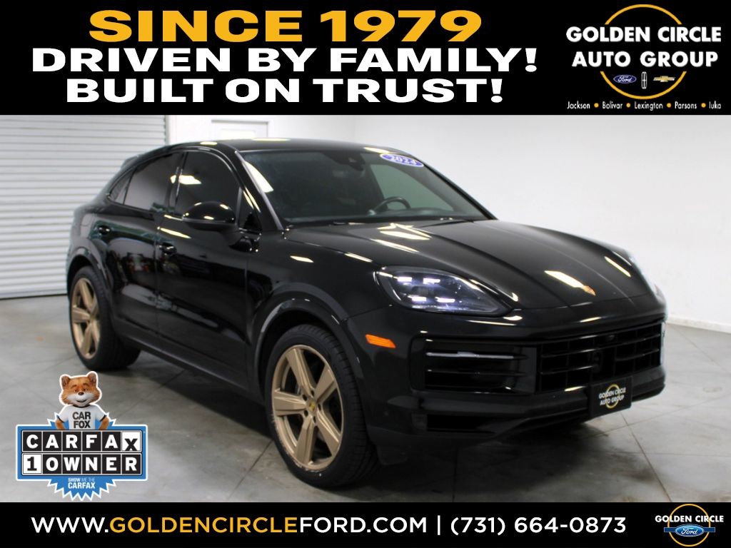 Chromite Black Metallic 2024 Porsche Cayenne Coupe Coupe All-Wheel Drive 8-Speed Automatic