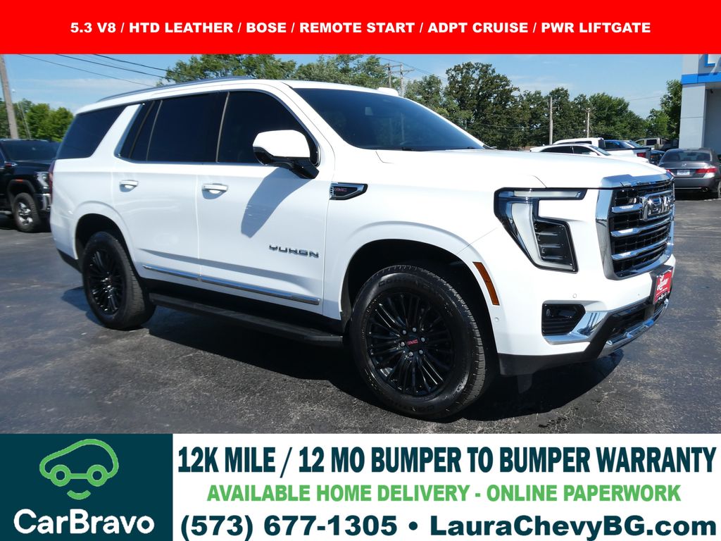 Summit White 2025 GMC Yukon Elevation 4WD SUV / Crossover Four-Wheel Drive