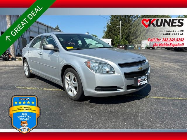 Blade Silver Metallic 2010 Chevrolet Malibu Sedan Front-Wheel Drive 4-Speed Automatic Overdrive