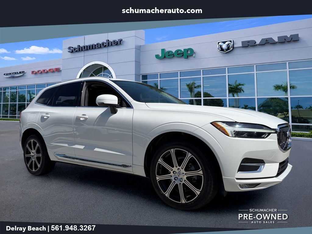 Ice White 2021 Volvo XC60 SUV / Crossover Front-Wheel Drive Automatic