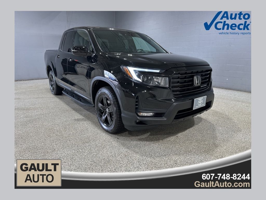 Crystal Black Pearl 2023 Honda Ridgeline Black Edition AWD Pickup Truck All-Wheel Drive 9-Speed Automatic