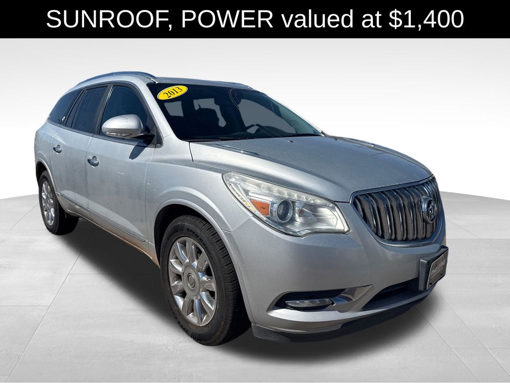 Quicksilver Metallic 2013 Buick Enclave Leather AWD SUV / Crossover All-Wheel Drive 6-Speed Automatic